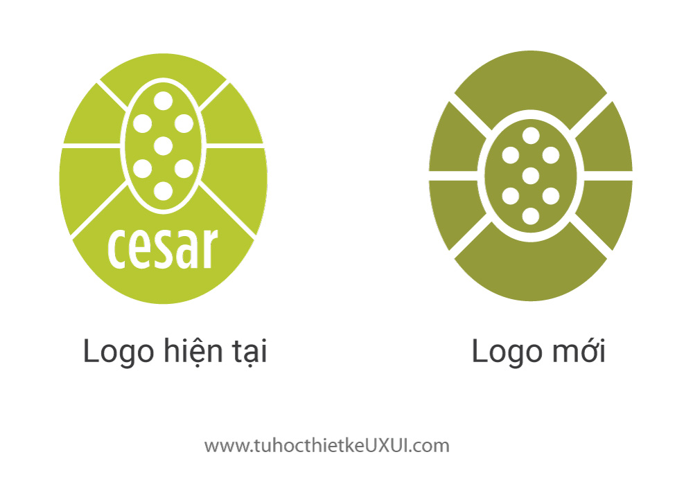 Logo của công ty được vẽ trên ý tưởng 1 chú bọ rùa.